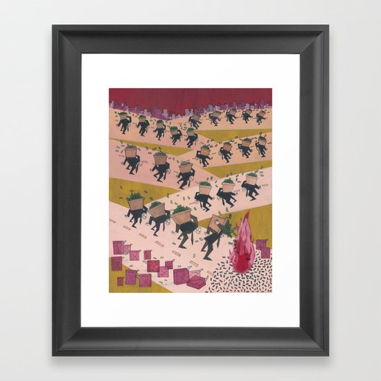 Bailouts Framed Art Print