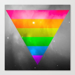 LGBT Pride Triangle Canvas Print