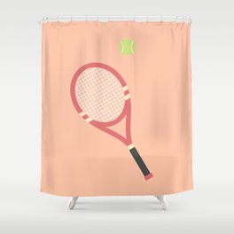 #19 Tennis Shower Curtain