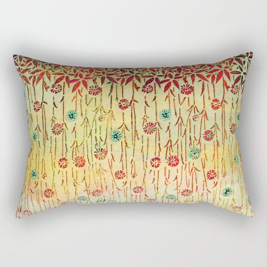 Flower Shower Rectangular Pillow