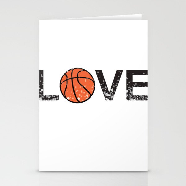 Basketball Love Triko Ball Gift Stationery Cards