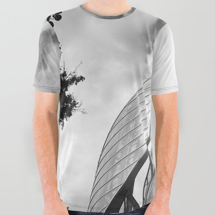 Reflection of Gehry architecture  All Over Graphic Tee