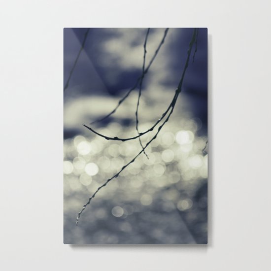 beads of light Metal Print