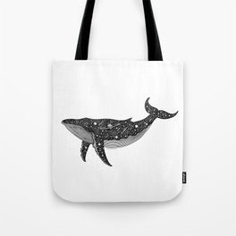 Galaxy Whale Tote Bag