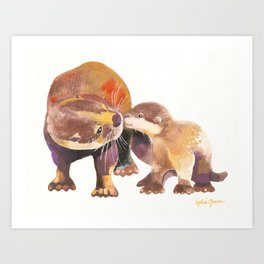 Why I Otter... Art Print