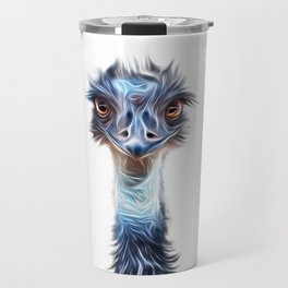 Luminous Emu Art Travel Mug