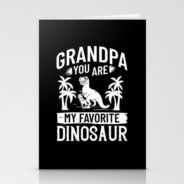 Dinosaur Grandpa Saurus Grandpasaurus Stationery Cards