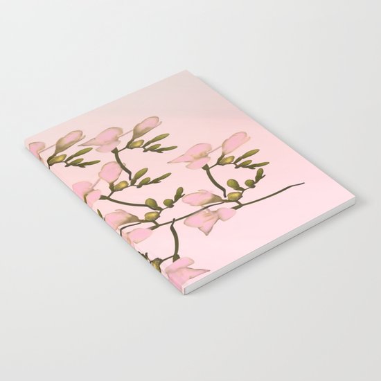 Painterly Pretty Pink Floral Notebook