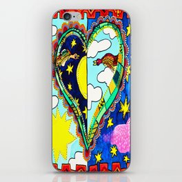 MY HEART IS FULL OF DAYS AND NIGHTS iPhone Skin