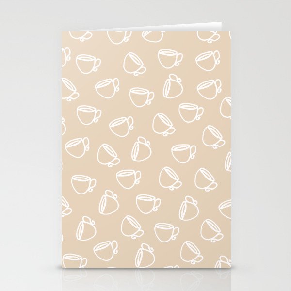 The Tea: Taupe Stationery Cards