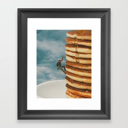 Pancake Rocks Framed Art Print
