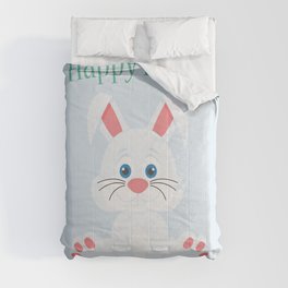 Cute easter bunny Comforter