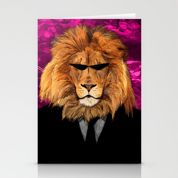 Lion Suit Stationery Cards