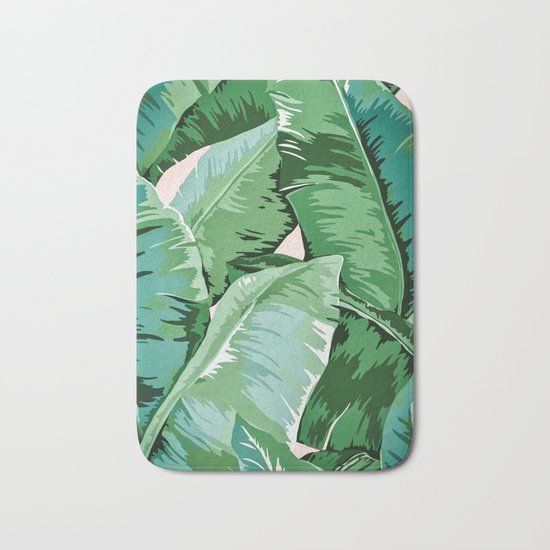 Banana leaf grandeur II Bath Mat