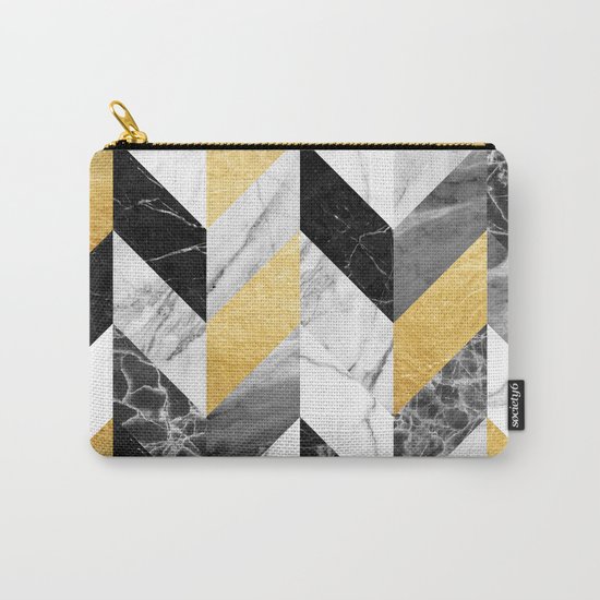 Marble Pattern Carry-All Pouch
