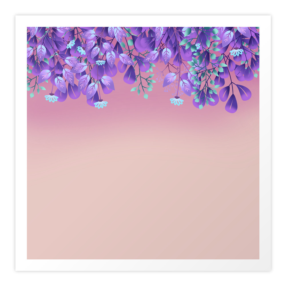 Purple Flowers Art Print by svoboda