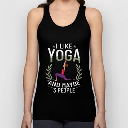 Yoga Beginner Workout Poses Quotes Meditation Unisex Tank Top