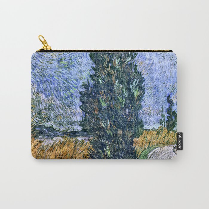 Road with Cypress and Star Carry-All Pouch