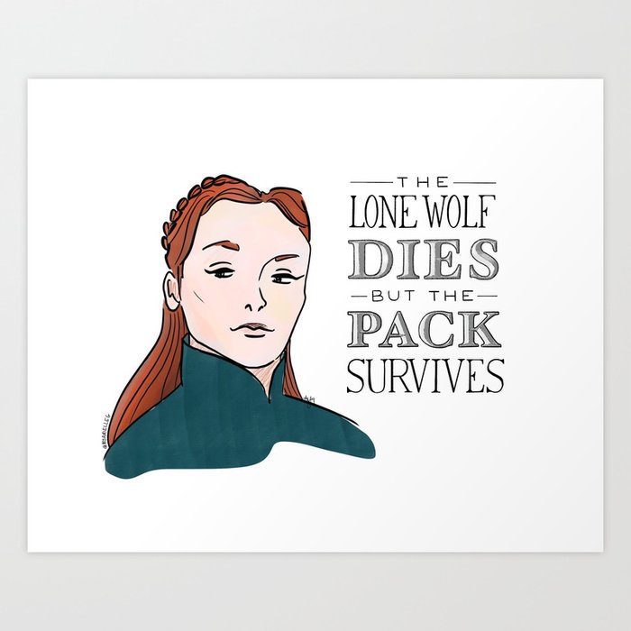 The Pack Survives Art Print