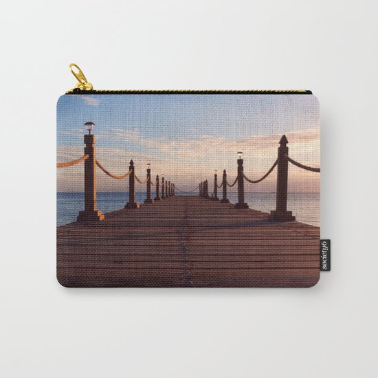 Sunset on the Pier (Lake Dock) Carry-All Pouch