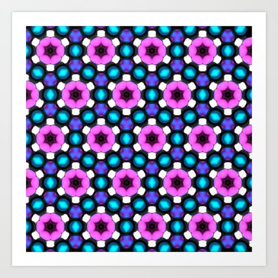 pearl floral Art Print