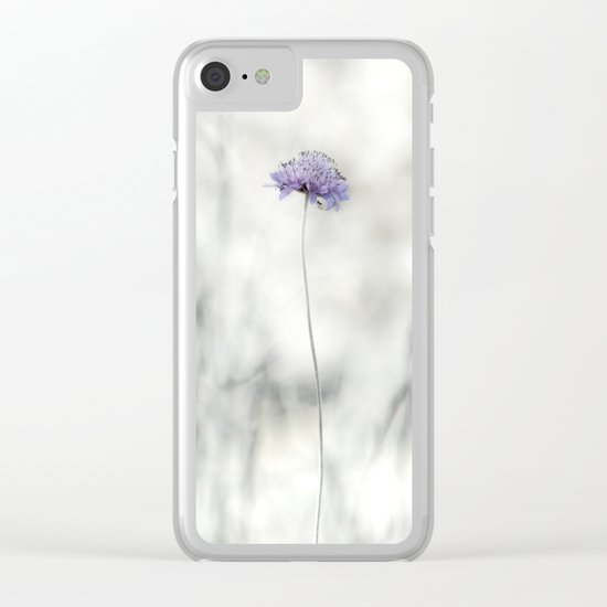 Tiny big world Clear iPhone Case