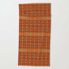 Burnished Copper Grill Beach Towel