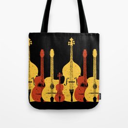 Django Reinhardt Gypsy Jazz Guitar Tote Bag