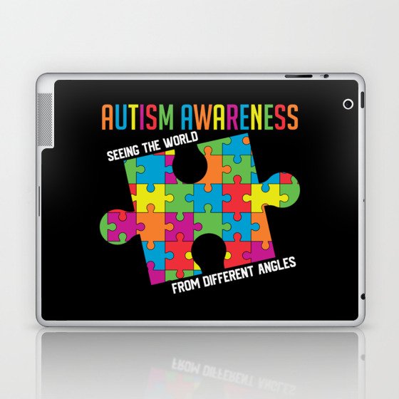 Autism Awareness Puzzle Laptop & iPad Skin