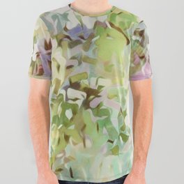 Confetti Green Mint Olive All Over Graphic Tee