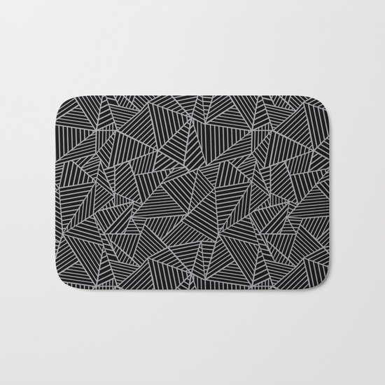 Ab 2 R Black and Grey Bath Mat