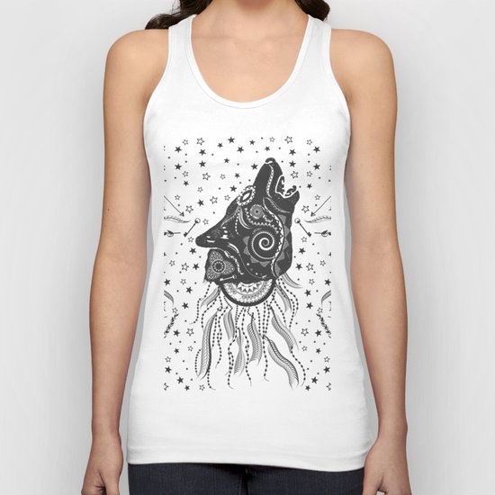 Wolf Unisex Tank Top