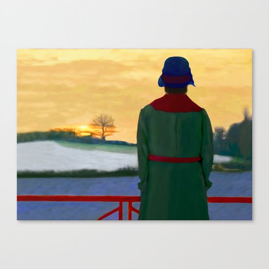 Can Spring be far behind? Canvas Print