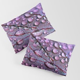 Drops in Shades of Purple Pillow Sham