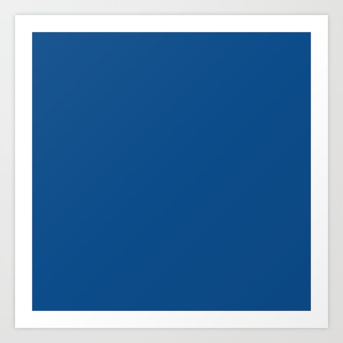 Spring 2017 Designer Colors Lapis Blue Art Print