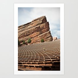 Red Rock Amphitheater  Art Print