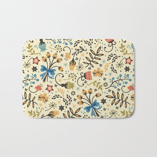 Floral Bloom Bath Mat