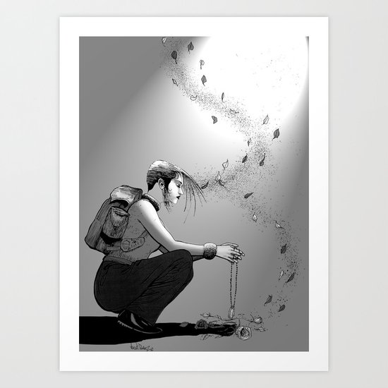 B&W No.9 Art Print