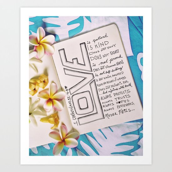 Love is... Art Print