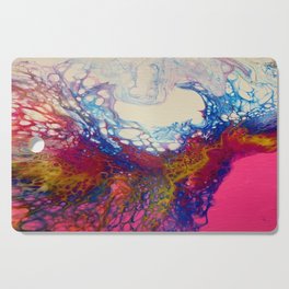 Candyshop Acrylic Fluid Art Paint Pour Cutting Board