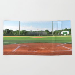 Play Ball! - Home Plate - For Bar or Bedroom Beach Towel