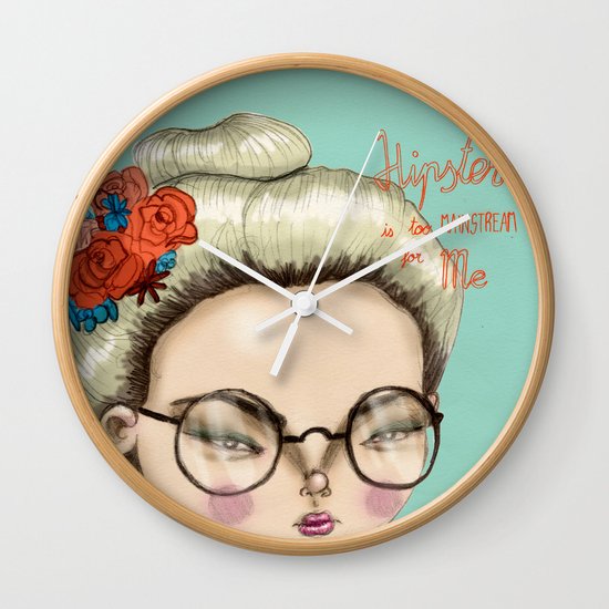 Hipster Wall Clock