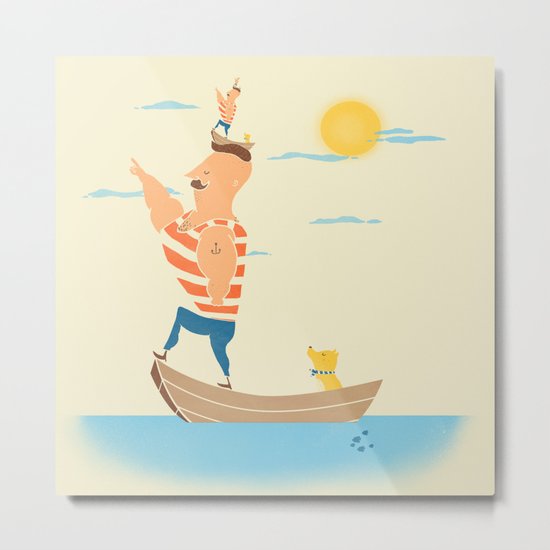 Forever Forward Metal Print