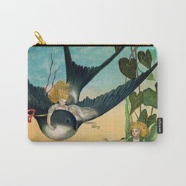 “Born on the Swallow’s Back” by Eleanor Vere Boyle Carry-All Pouch | Thumbelina, Elves, Fairies, Fables, Tomelise, Thumbkinetta, Evb, Painting 