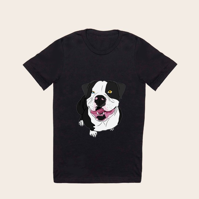 Bubba the American Bulldog T Shirt by JENNY RED Society6