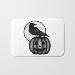 halloween crow Bath Mat