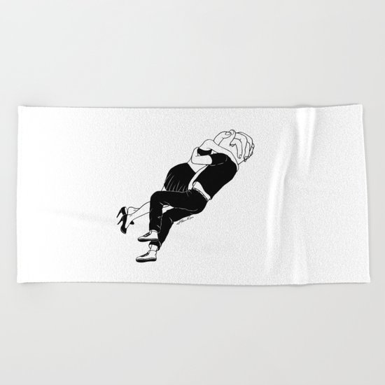 Love You So Much Beach Towel