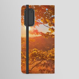 Shiny autumn mourning Android Wallet Case