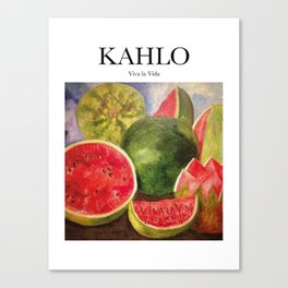 Kahlo - Viva la Vida Canvas Print