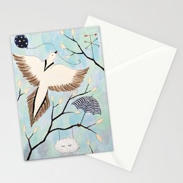 Bird and Balloon Stationery Cards